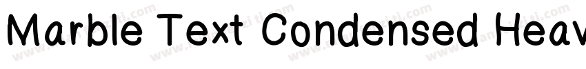 Marble Text Condensed Heavy字体转换